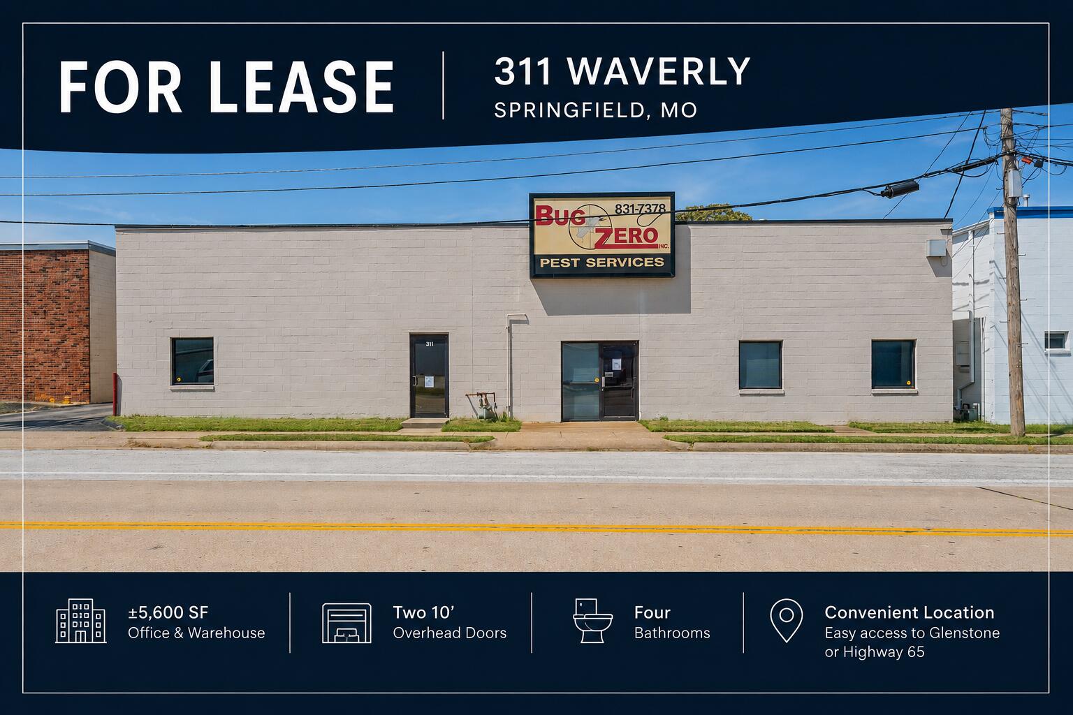 Commercial Lease for sale – 311 N Waverly Avenue  Springfield, MO