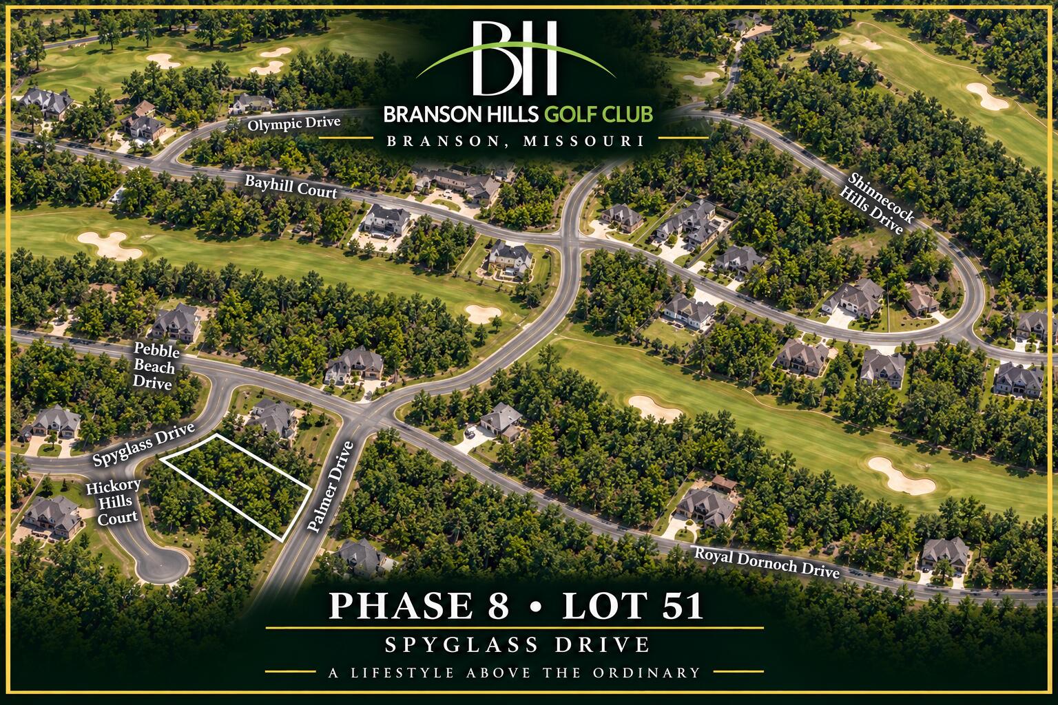 Land for sale – 000  Spyglass Drive  Branson, MO