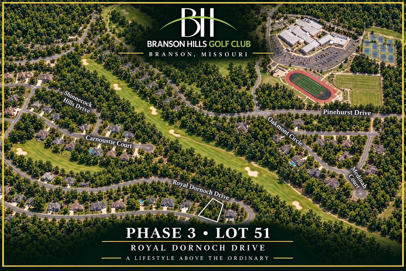 Land for sale – Tbd  Royal Dornoch Drive  Branson, MO