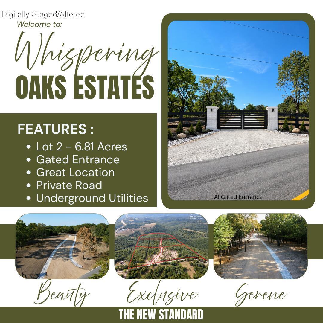 Land for sale – Lot 2  Whispering Windings Court   Walnut Shade, MO