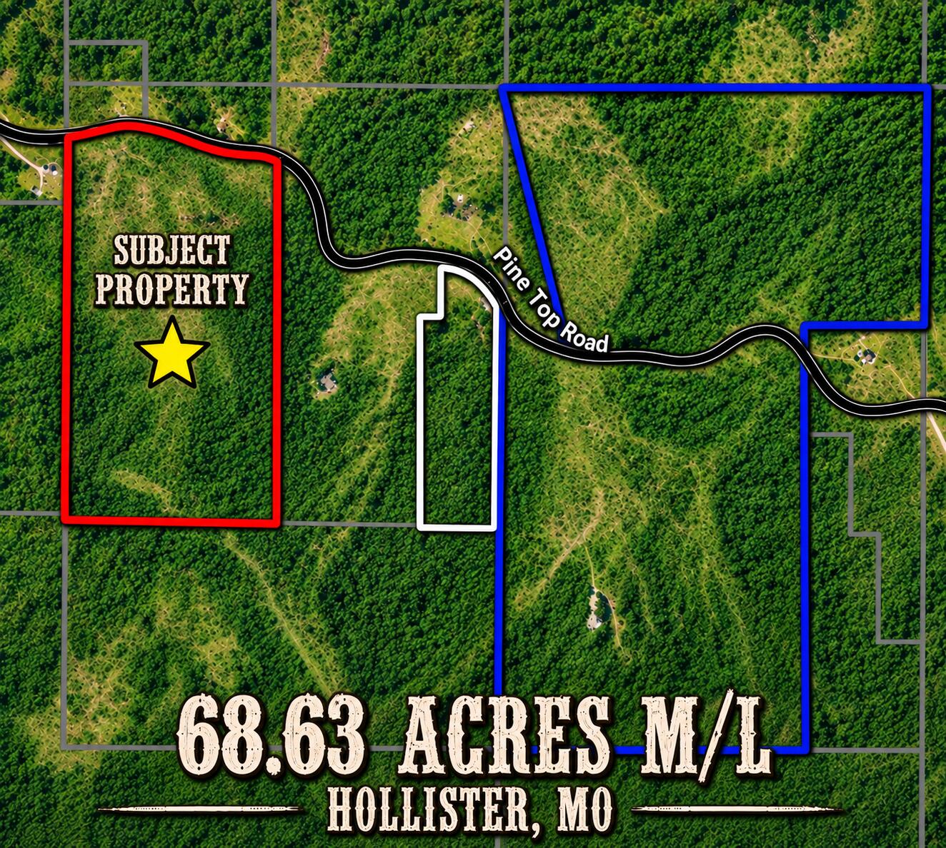 Land for sale – 000  Pine Top Road  Hollister, MO