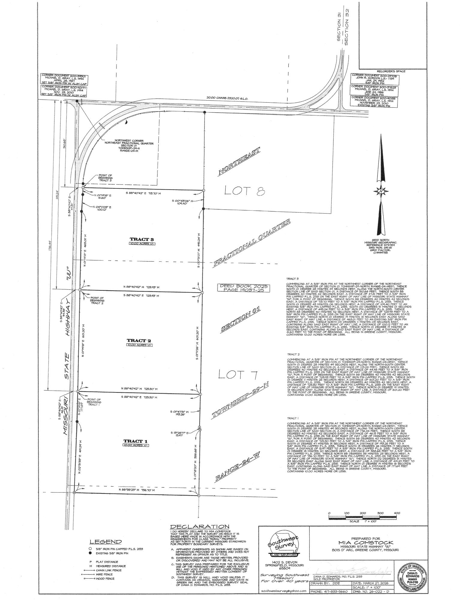 Photo 3 - Land for sale – Lots 1 & 2 N State Highway Uu   Willard, MO