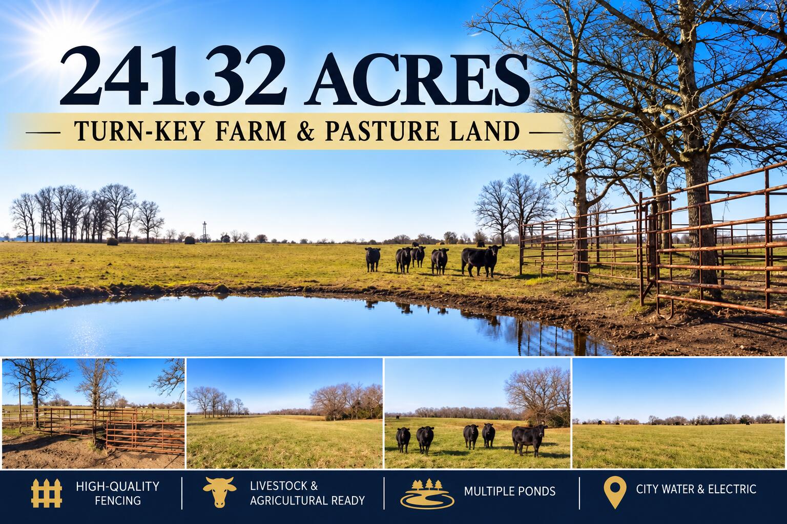 Farm for sale – Tbd  Honeysuckle & County Road 433   Oak Grove, AR