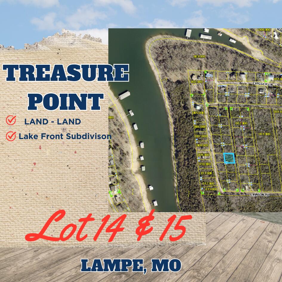 Land for sale – 14 & 15  Treasure Point   Lampe, MO